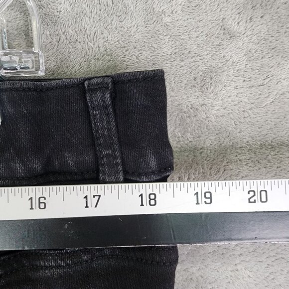 Womens Torrid Black Bombshell Skinny Denim Jeans Premium Stretch Distressed 18 - Picture 6 of 9